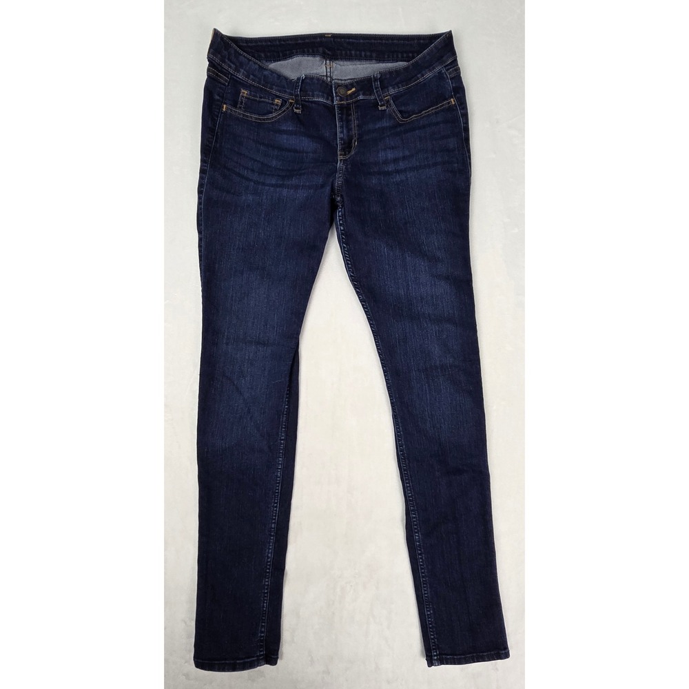 Jeans Hollister Women 11-R Dark Wash Stretch Low Rise Skinny Denim